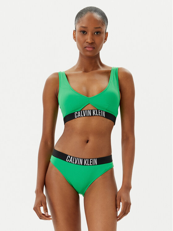 Calvin Klein Swimwear Calvin Klein Swimwear Vrchný diel bikín KW0KW02745 Zelená