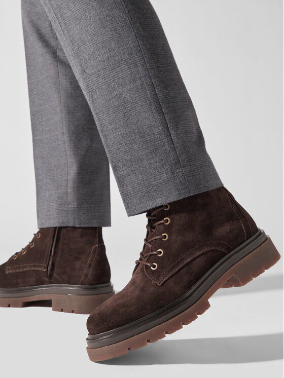 Gant Gant Gležnjarji Ramzee Mid Lace 27683423 Rjava