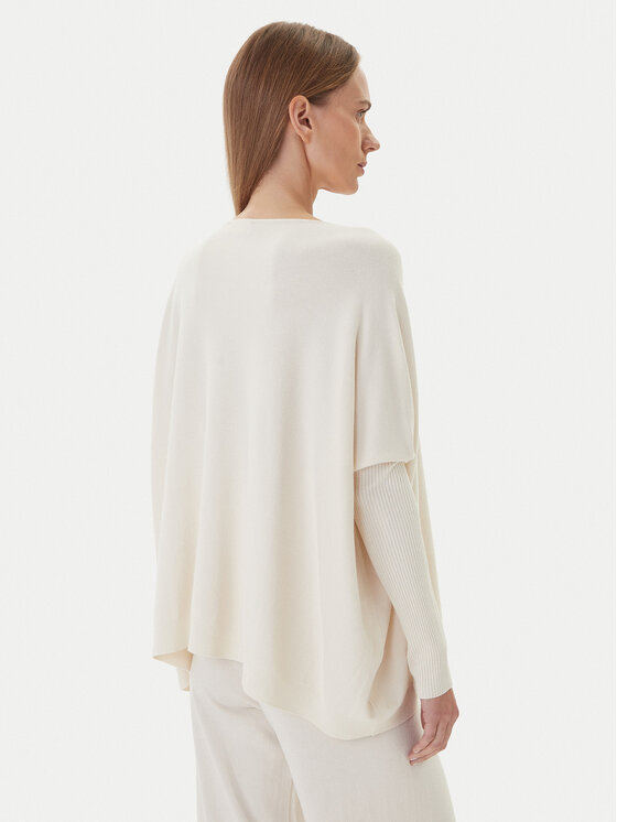 Kontatto Kontatto Pullover 3M0802C Écru Relaxed Fit