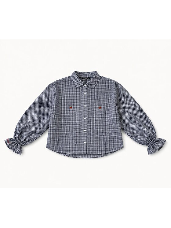 Le Songe Le Songe Koszula CHERRY Granatowy Oversize