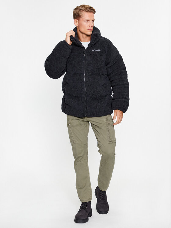 Columbia Columbia Μπουφάν χειμωνιάτικο Puffect™ Sherpa Jacket Μαύρο Regular Fit