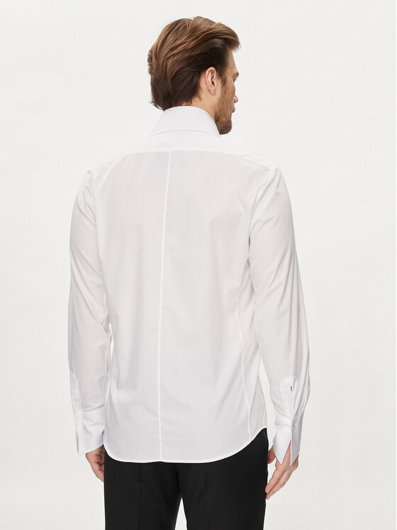 KARL LAGERFELD KARL LAGERFELD Košile 605008 Bílá Slim Fit