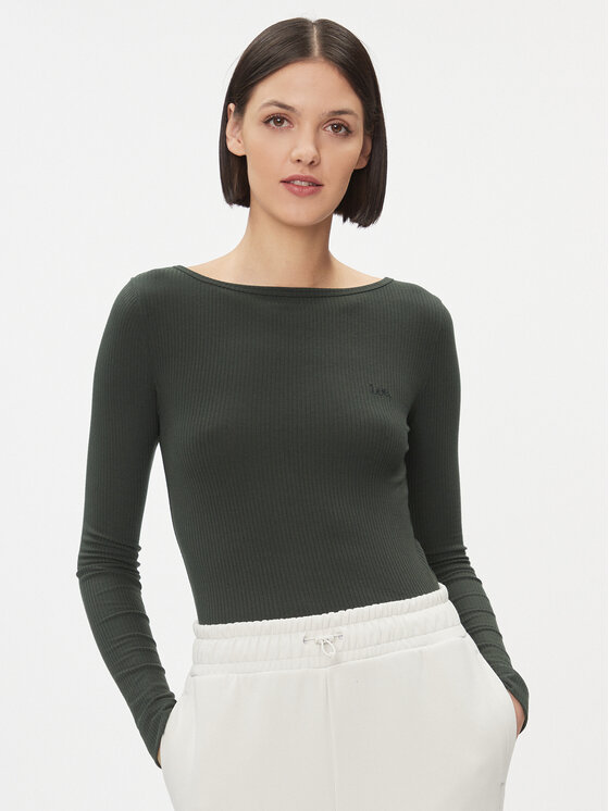 Lee Lee Bluse 112341577 Grau Slim Fit