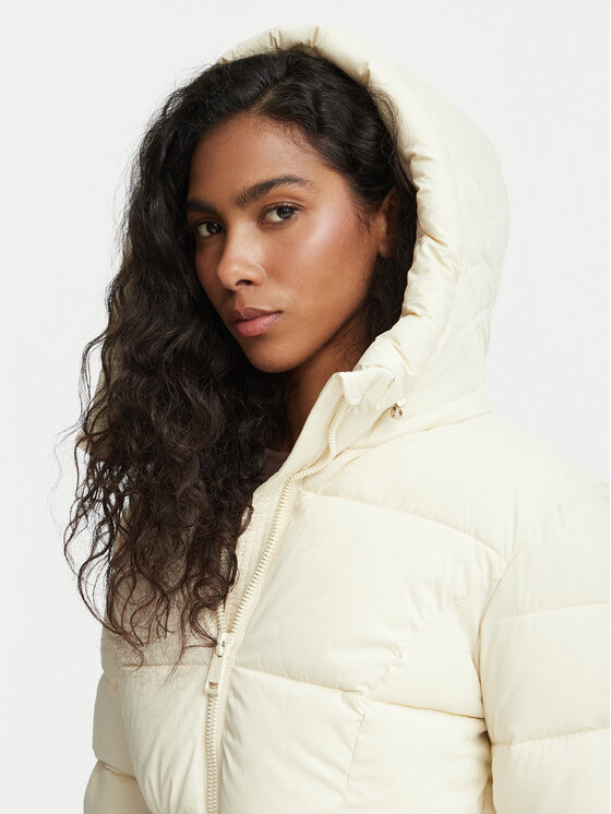 Guess Guess Winterjacke W6BL50 W4144 Creme Regular Fit