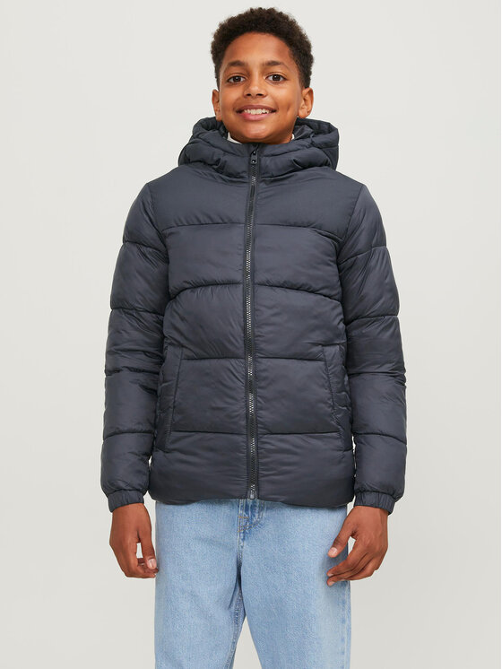 Jack&Jones Junior Kurtka zimowa 12236884 Czarny Regular Fit