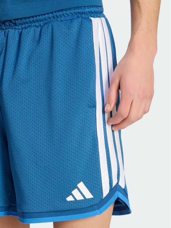 adidas adidas Szorty materiałowe 158748 Błękitny Regular Fit