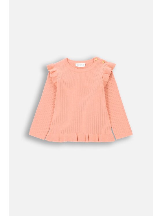 Coccodrillo Coccodrillo Sweter ZC4172102PGN-006 Pomarańczowy Regular Fit