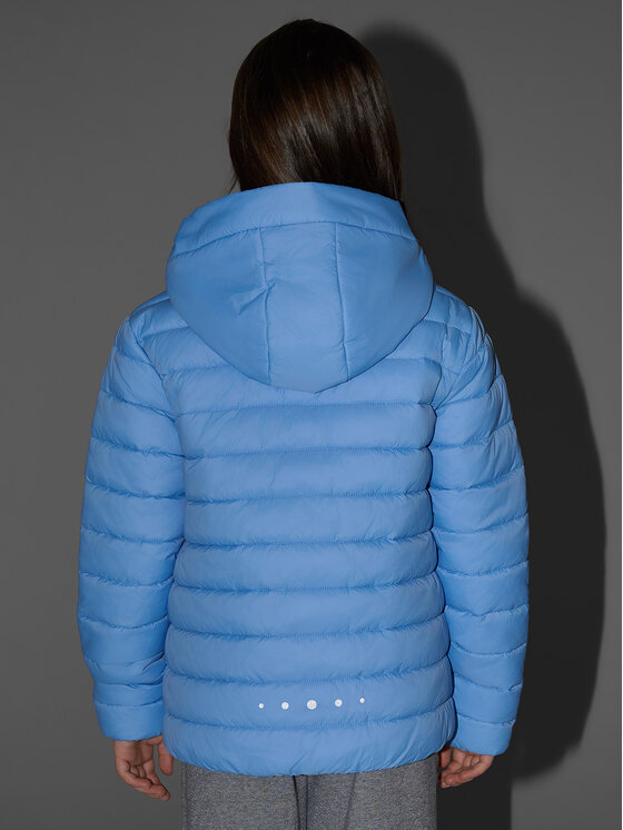 4F 4F Kurtka puchowa OUTERWEAR Niebieski Regular Fit