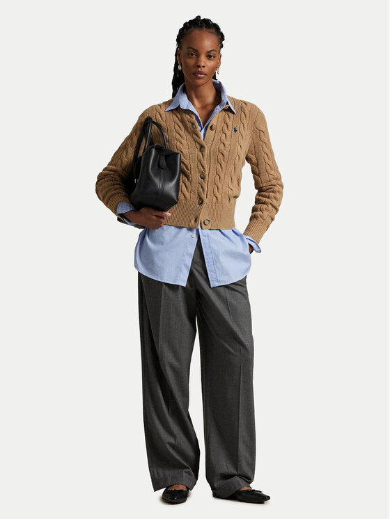 Polo Ralph Lauren Polo Ralph Lauren Kardigan 211972104001 Bež Slim Fit