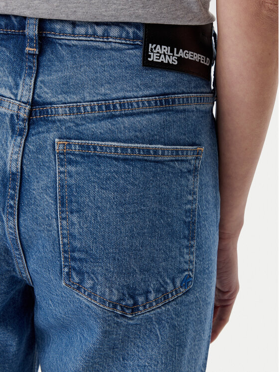 Karl Lagerfeld Jeans Karl Lagerfeld Jeans Jeansy A1W10122 Niebieski Mom Fit