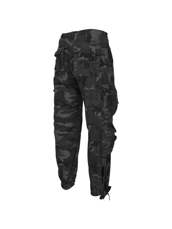 Brandit Brandit Spodnie materiałowe 1003.4.6XL Czarny Cargo Fit