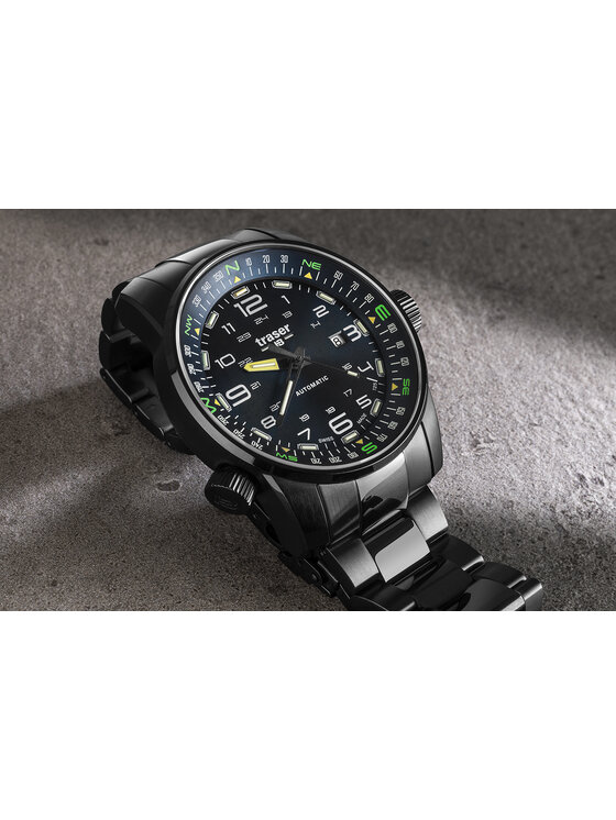 Traser Traser Zegarek TS-109522 Czarny