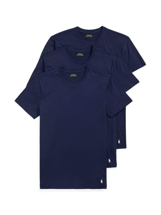 Polo Ralph Lauren Komplet 3 t-shirtów 714830304015 Granatowy Regular Fit