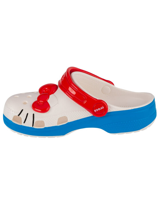 Crocs Crocs Klapki Hello Kitty Biały