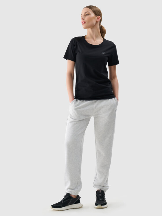 4F 4F T-Shirt NOS Czarny Regular Fit