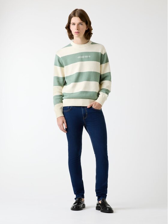 Guess Guess Sweter 168475 Zielony Classic Fit