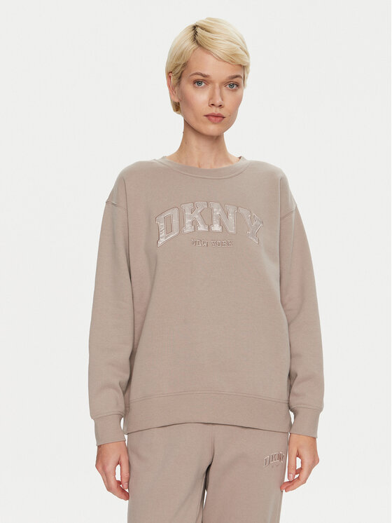 DKNY Sport DKNY Sport Džemperis DP4T9809 Smėlio Regular Fit