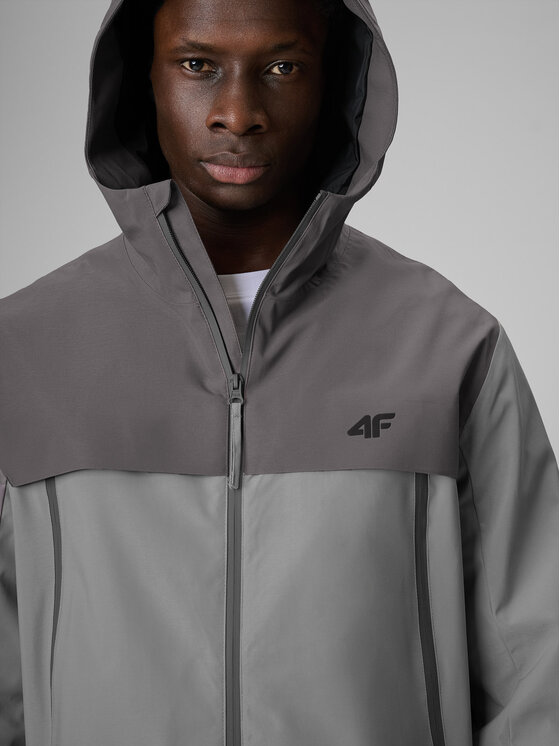 4F 4F Kurtka przejściowa CITY JACKETS Szary jasny Regular Fit