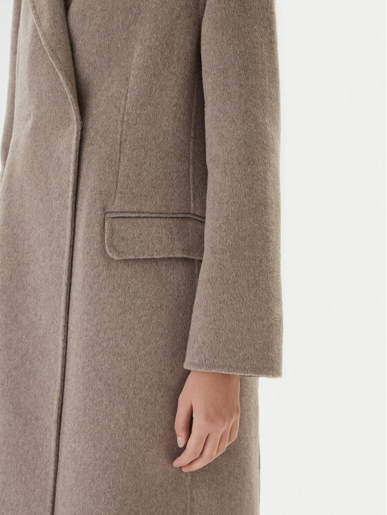 ViCOLO ViCOLO Volneni plašč TF0073 Rjava Regular Fit
