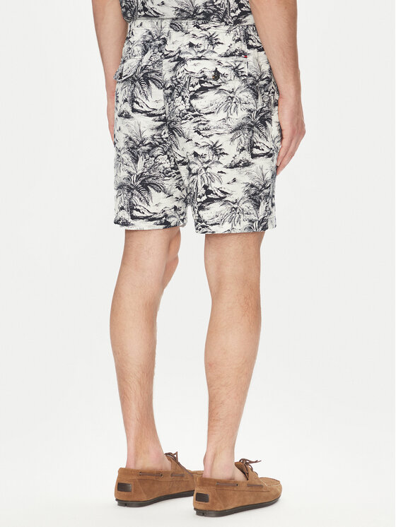 Tommy Hilfiger Tommy Hilfiger Шорти з тканини MW0MW39284 Cиній Regular Fit
