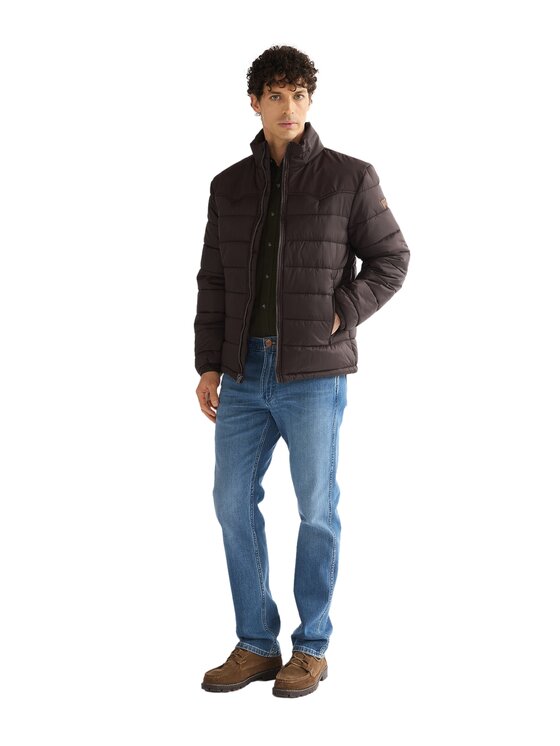 Wrangler Wrangler Kurtka przejściowa 112386961 Brązowy Regular Fit