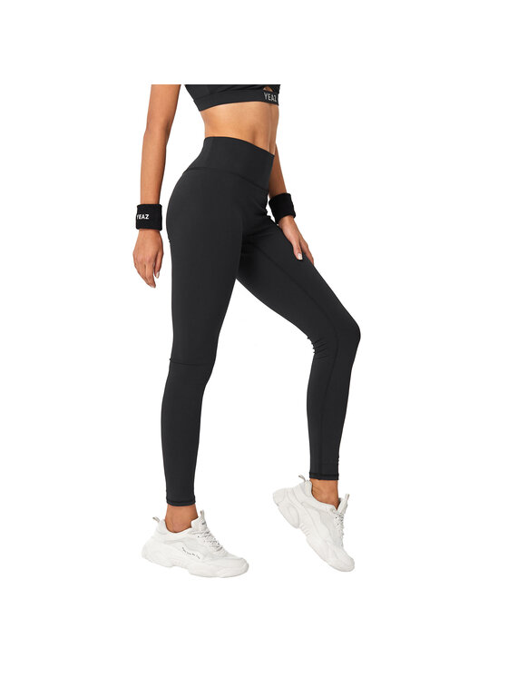 Yeaz Yeaz Legginsy HORIZON Czarny Slim Fit