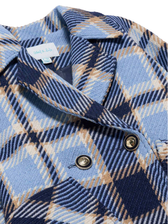 Abel & Lula Abel & Lula Płaszcz przejściowy 5845 Niebieski Regular Fit