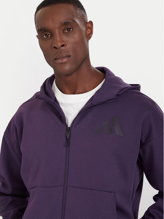 adidas adidas Majica dugih rukava Z.N.E. KB7124 Ljubičasta Regular Fit