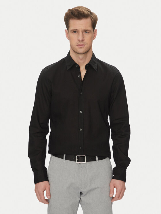 JOOP! Jeans JOOP! Jeans Сорочка 15 JJSH-92Hanson2K-W 30045977 Чорний Regular Fit