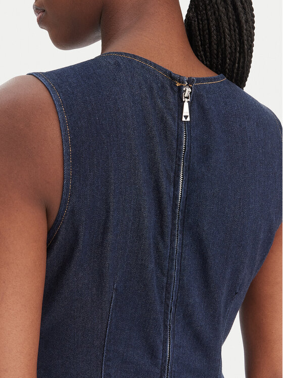 Guess Guess Φόρεμα καθημερινό W6RK72 D6980 Σκούρο μπλε Regular Fit