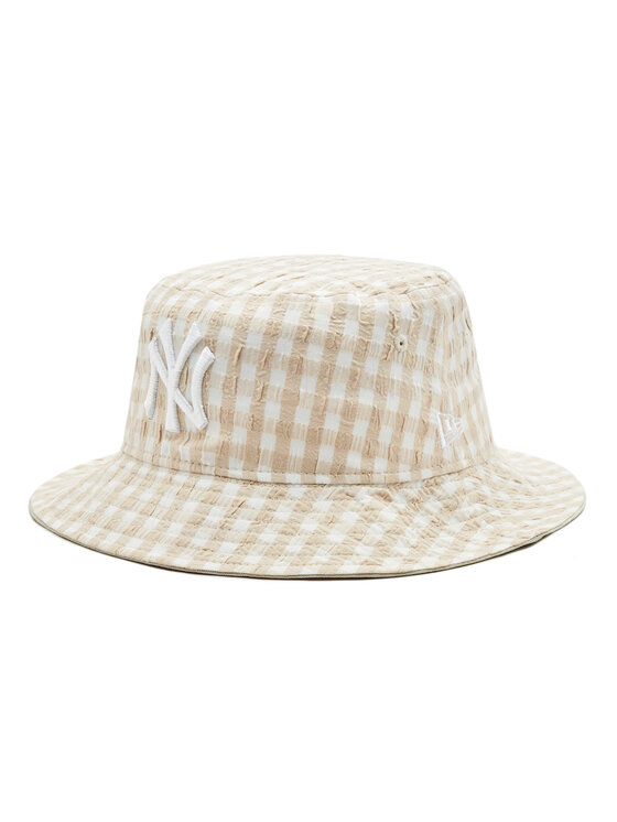 New Era Platmale Gingham Tapere 60298643 Bēšs