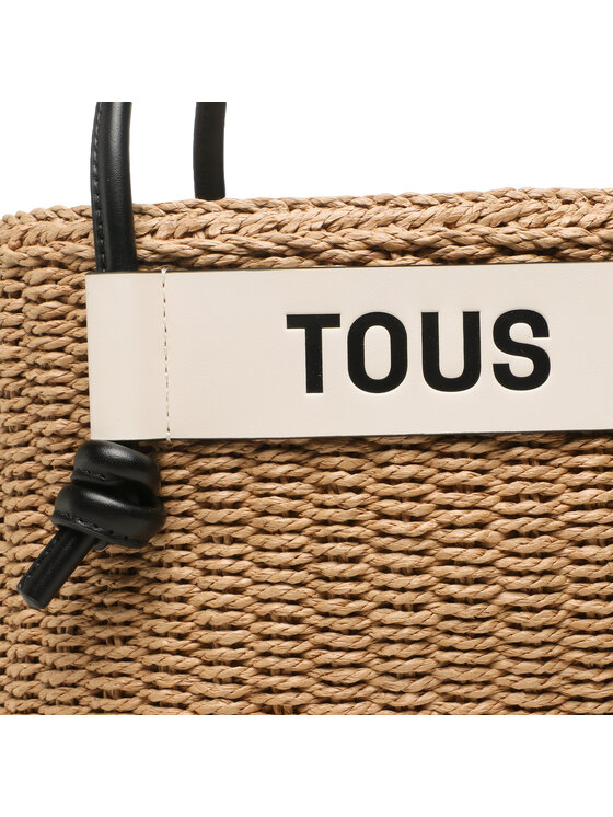 TOUS TOUS Kabelka Capazo M Scoubidou 2001663243 Béžová