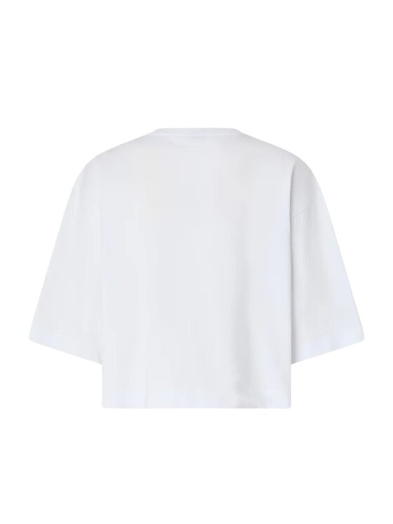 PINKO PINKO T-shirt BORGHETTO T-SHIRT JERSEY LOGO Bianco Comfort Fit
