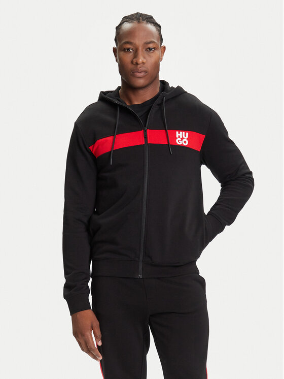 HUGO HUGO Dres DapieDoaky 50485042 Czarny Regular Fit