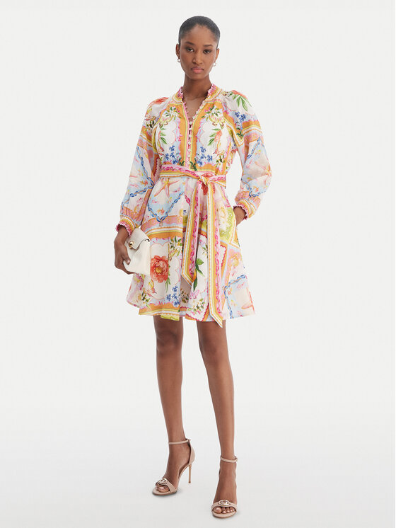 Hale Bob Hale Bob Poletna obleka with linen Lakelynn 5YXP674A Pisana Regular Fit