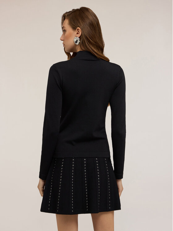 Motivi Motivi Cardigan M472W003572N033 Nero Slim Fit