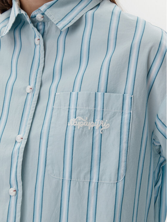 Napapijri Napapijri Сорочка G-Nice NP0A4IFO Блакитний Loose Fit
