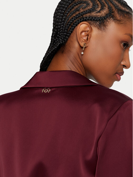 Rinascimento Rinascimento Krekla kleita CFC0121838003 Bordo Regular Fit