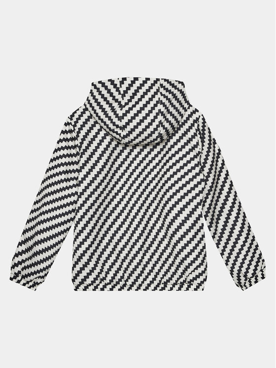 Tommy Hilfiger Tommy Hilfiger Μπουφάν μεταβατικό Zig Zag KB0KB08934 D Λευκό Regular Fit
