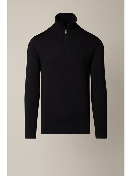 Lancerto Lancerto Sweter Lucan SW073225000074 Czarny Regular Fit