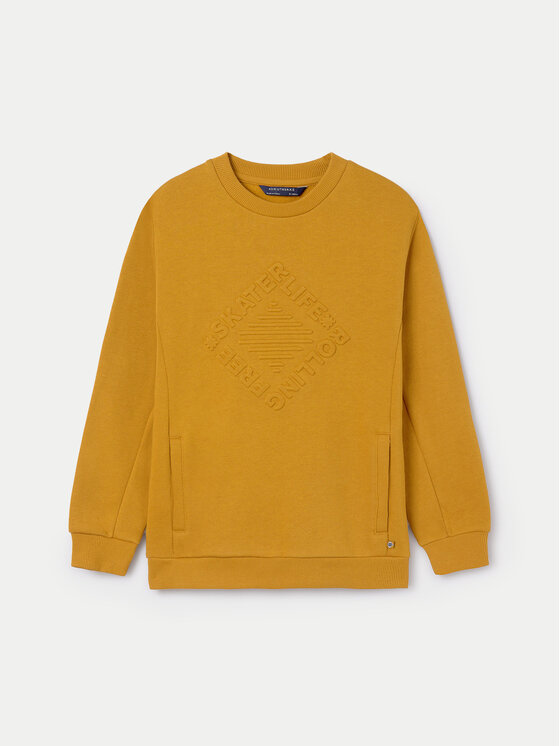Mayoral Mayoral Felpa 7448 Giallo Regular Fit