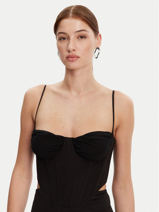 Bardot Bardot Večerné šaty 58535DB Čierna Regular Fit
