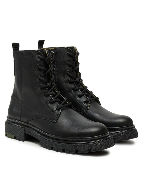 G-Star Raw G-Star Raw Schnürstiefeletten Kafey Biker High W D26643 Schwarz