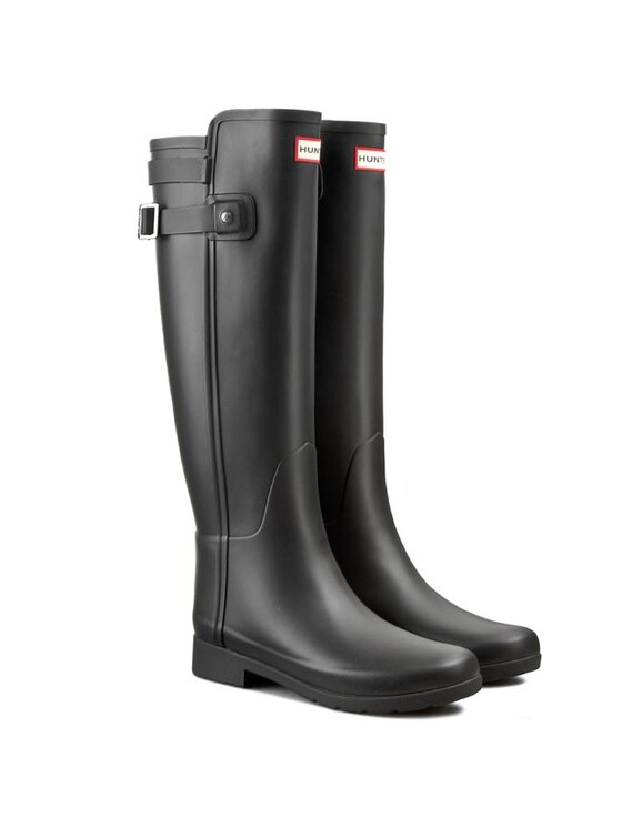 Hunter Hunter Гумени ботуши W Org Tall bt Refined B Strap WFT1074RMA Черен