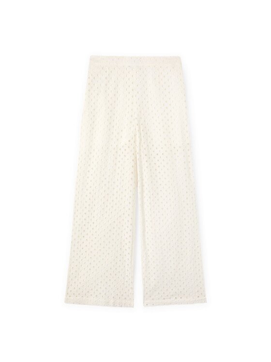 Motivi Motivi Pantaloni di tessuto P035Q004009N011 Bianco Over Fit