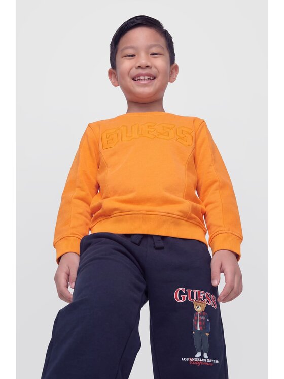 Guess Kids Guess Kids Mikina 185499 Oranžová Classic Fit