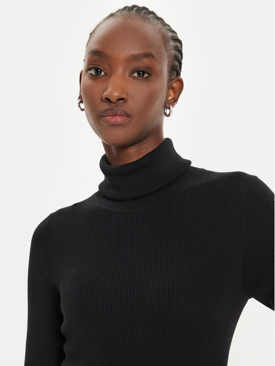 Calvin Klein Jeans Calvin Klein Jeans Rollkragenpullover J20J224225 Schwarz Regular Fit