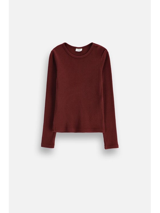 Coccodrillo Coccodrillo Sweter ZC6172101FGJ-017 Bordowy Regular Fit