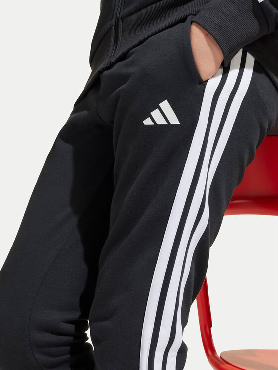 adidas adidas Trenirka Seasonal Essentials Tiberio 3-Stripes JC7520 Črna Regular Fit