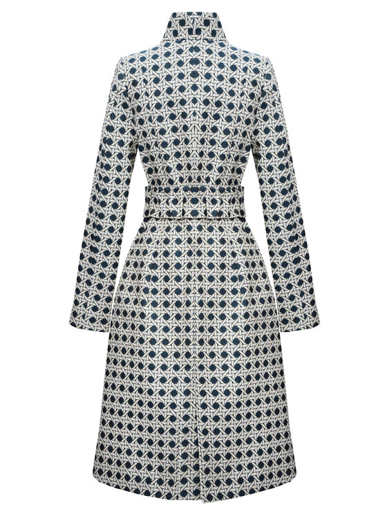 Kasia Zapała Kasia Zapała Płaszcz Grace płaszcz Écru Slim Fit